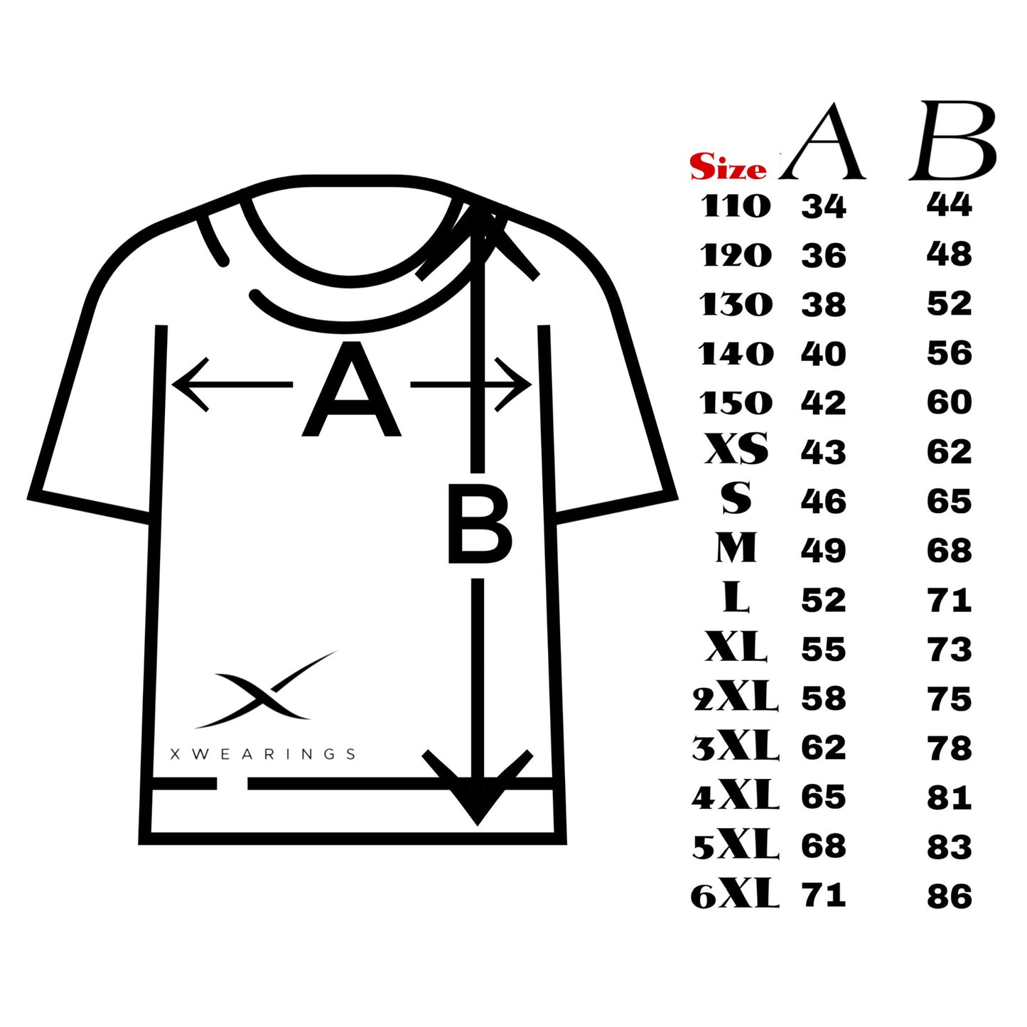 XWEARINGS TEE YESIR