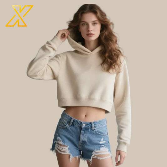 Cropped Hoodie-350GSM
