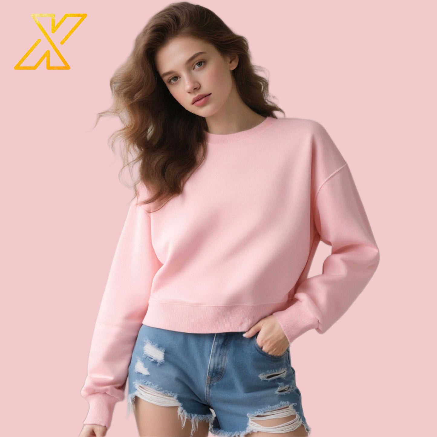 Cropped Sweatshirt-350GSM