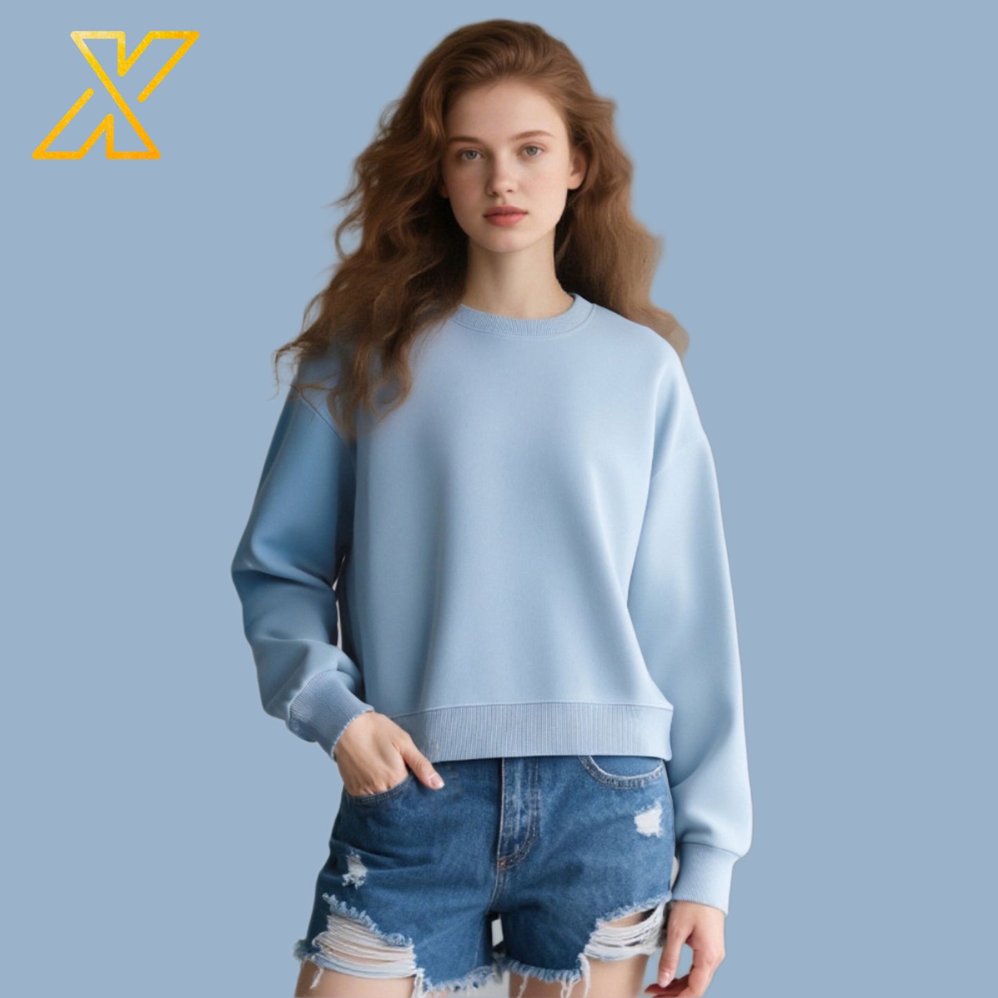 Cropped Sweatshirt-350GSM
