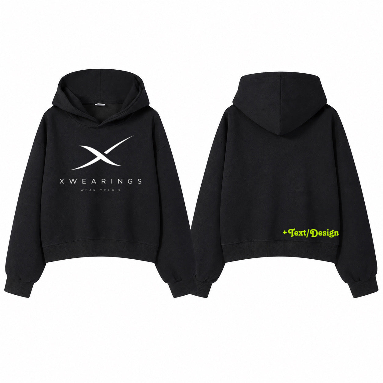 XWEARINGS CROPPED HOODIE