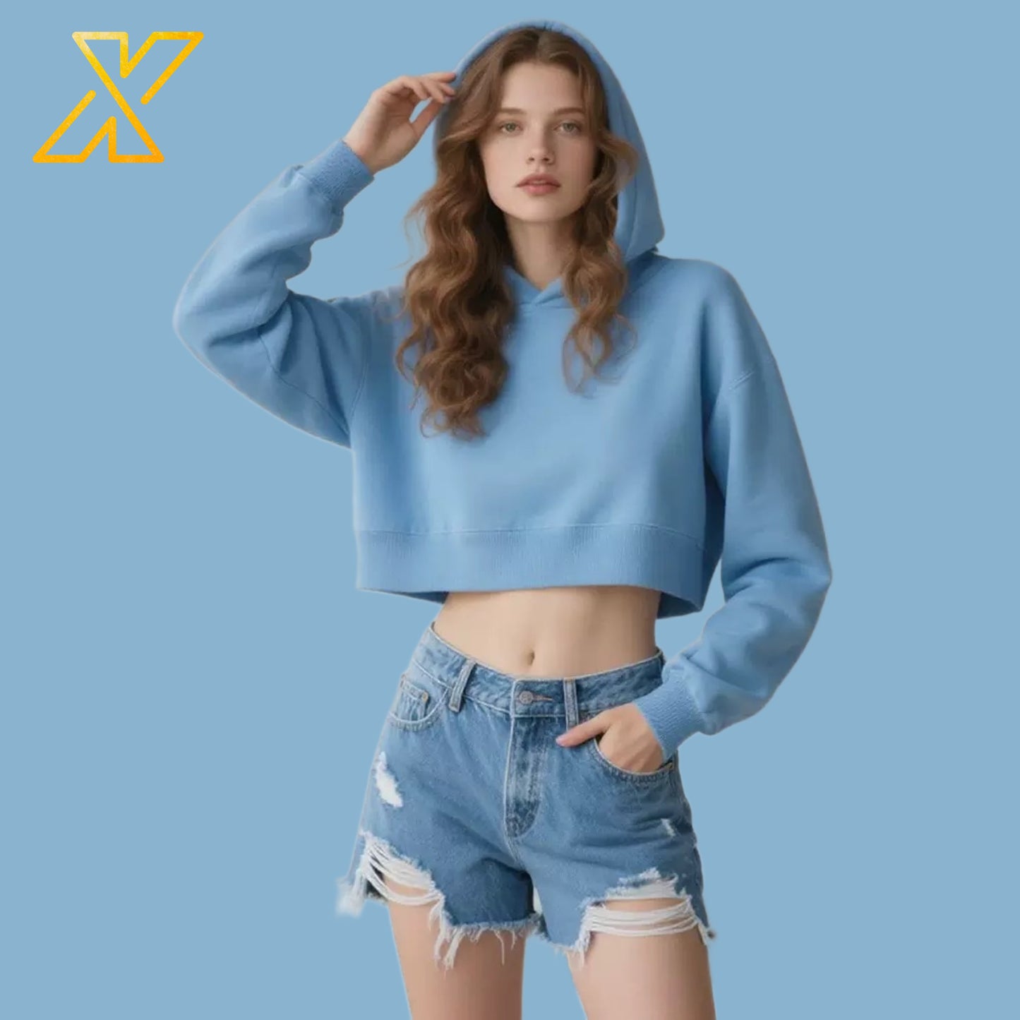 Cropped Hoodie-350GSM